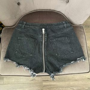 Alexander Wang Zipper Back Shorts Size 28